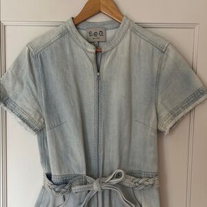 Sea New York Denim Midi Dress